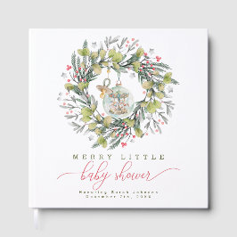Libro De Visitas Merry Little Baby Shower Guest Book