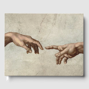 Libro De Visitas Michaelangelo manos creación adam dios