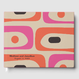 Libro De Visitas Mid Century Modern Retro Piquet Personalized