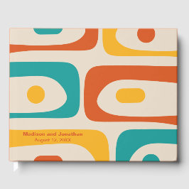 Libro De Visitas Mid Century Modern Retro Piquet Personalized