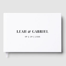 Libro De Visitas Minimal Bold Couples Wedding