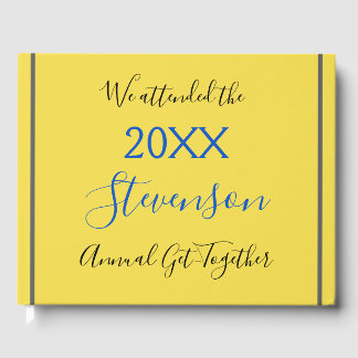 Libro de visitas mínimo y sencillo para la familia