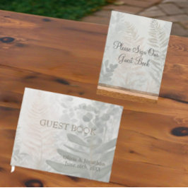 Libro De Visitas Misty Forest Wedding Guest Book