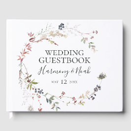 Libro De Visitas Moda de vacaciones Botánica | Boda blanco