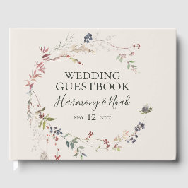 Libro De Visitas Moda de vacaciones Botánica | Boda de champagne