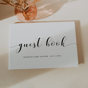 Libro De Visitas Moda elegante Bebé ducha