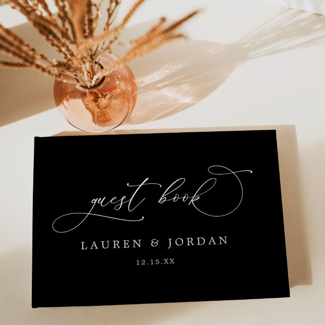 Libro De Visitas Moda Foto moderna Boda blanco y negro (Subido por el creador)