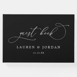 Libro De Visitas Moda Foto moderna Boda blanco y negro