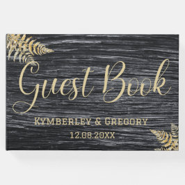 Libro De Visitas Moda Matrimonio rural rústico moderno