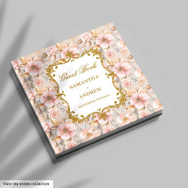 Libro De Visitas Moda Rubor Gold Boho Boda Guest Book Firma