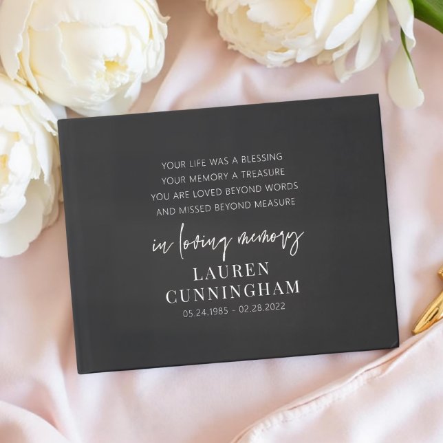Libro De Visitas Moda sencilla y elegante en memoria (Subido por el creador)