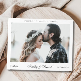 Libro De Visitas Moda simple Boda de fotografía elegante