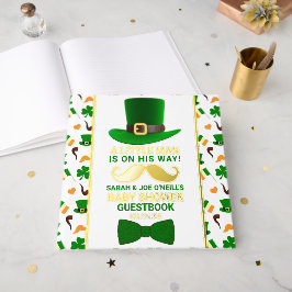 Libro De Visitas Modern Leprechaun St. Patrick's Day Baby Shower
