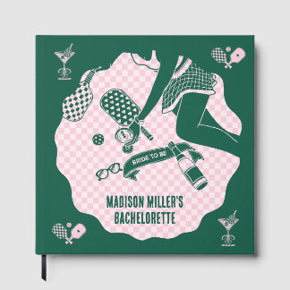 Libro De Visitas Modern Pickleball & Prosecco Bachelorette Weekend