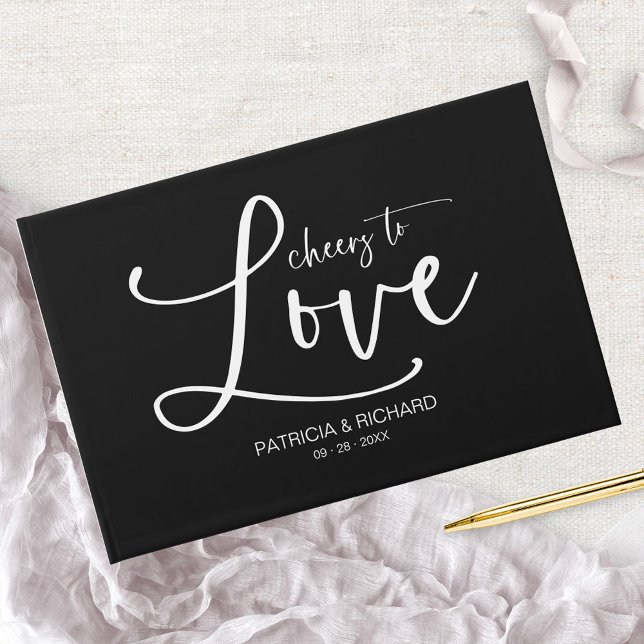 Libro De Visitas Moderna Caligrafía Saluda A Boda (Subido por el creador)