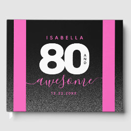 Libro De Visitas Moderna Girly rosa 80 e impresionante