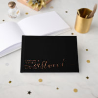 Moderno Boda Minimalista Monograma Relieve metaliz