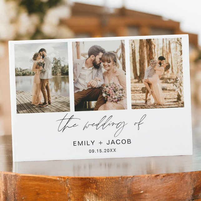 Libro De Visitas Moderno y elegante Boda de Moda de fotografía Mini (Subido por el creador)