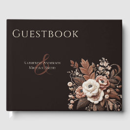 Libro De Visitas Moderno y elegante País Occidental - Flora