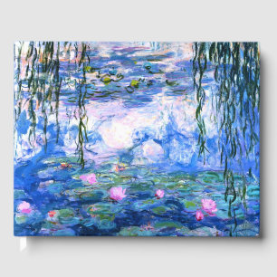 Libro De Visitas Monet Pink Water Lilies