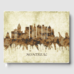 Libro De Visitas Montreal Canada Cityscape