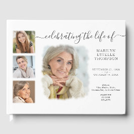 Libro De Visitas Monumento al Collage de fotos mínimo moderno