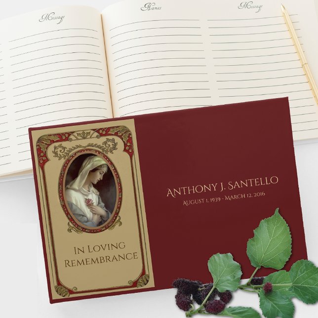 Libro De Visitas Monumento al funeral de la Virgen María Católica (Subido por el creador)