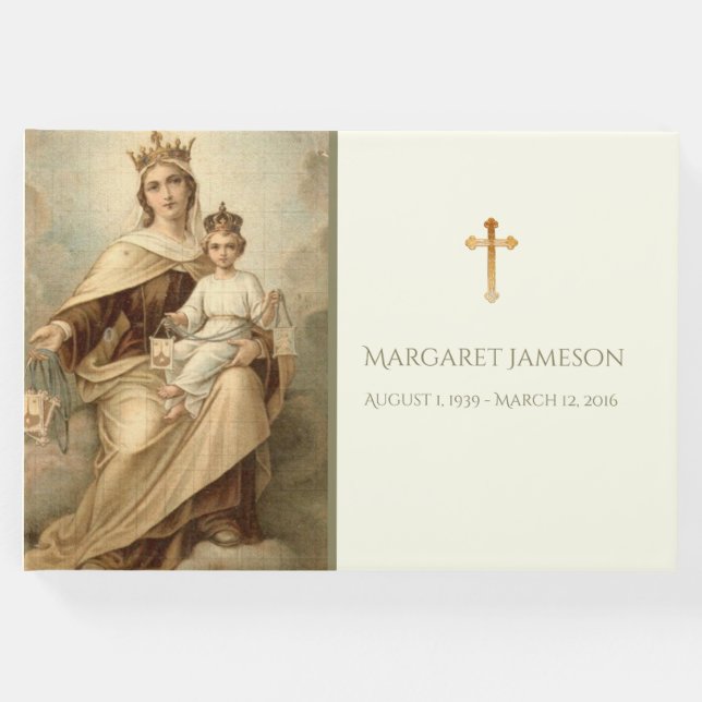 Libro De Visitas Monumento al funeral de la Virgen María del MONTE  (Anverso)