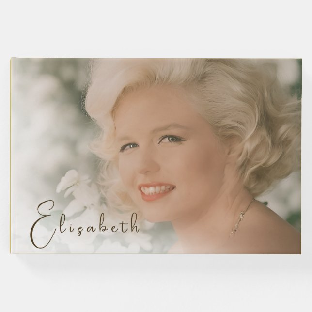 Libro De Visitas Monumento al Funeral Sencillo Foto Sobreposición B (Anverso)