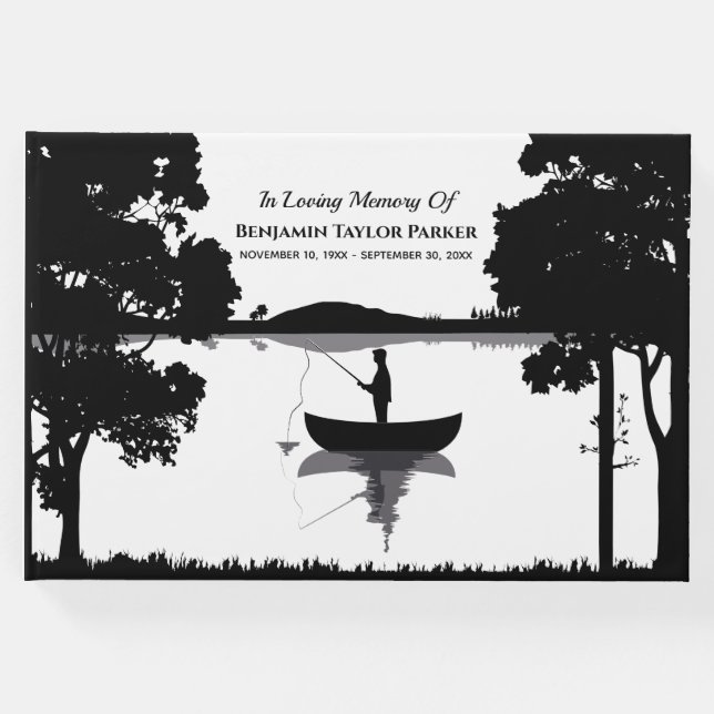 Libro De Visitas Monumento conmemorativo a la pesca eterna en blanc (Anverso)