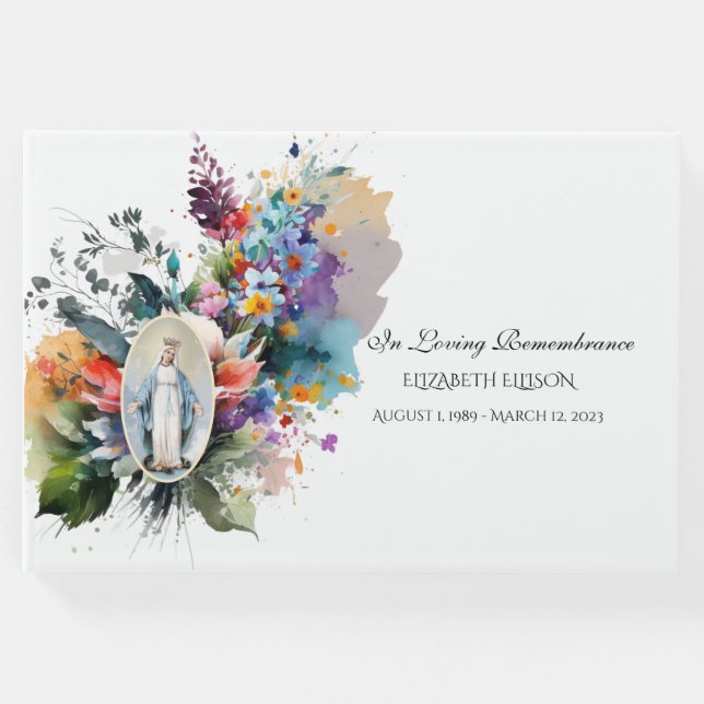 Libro De Visitas Monumento conmemorativo de la Virgen María Floral (Anverso)