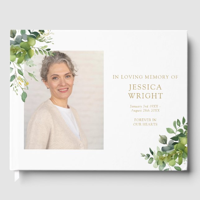 Libro De Visitas Monumento conmemorativo del funeral de Green Flora (Anverso)