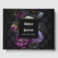 Moody Gotho Morado Floral Bouquet en el encaje neg