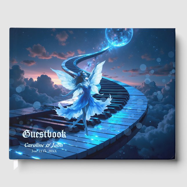 Libro De Visitas Moonlight Rehearsal – Dancing in the moonlight.  (Anverso)