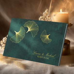 Libro De Visitas Moonlight Romance Boda Emerald Gold ID881
