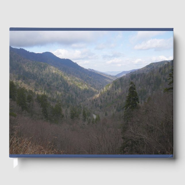 Libro De Visitas Morton con vistas a las montañas de los Grandes Ah (Anverso)