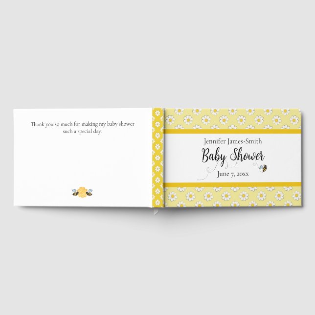 Libro De Visitas Mother-to-Bee Baby Shower (Lleno)