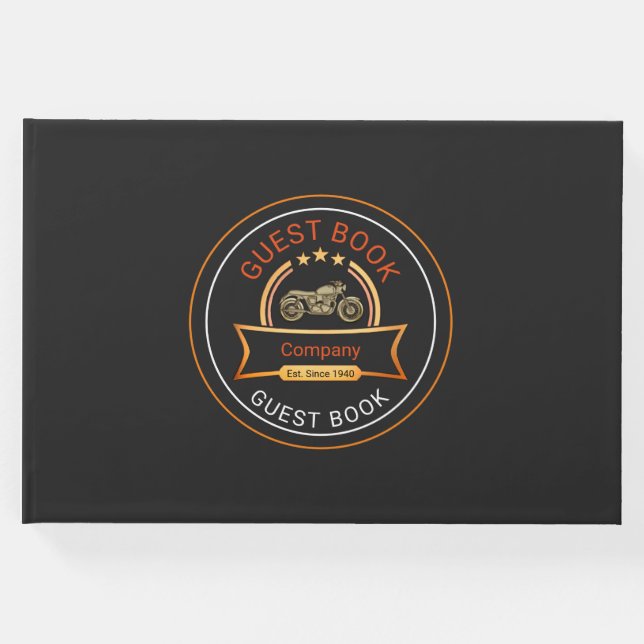 Libro De Visitas Motocicleta de época (Anverso)