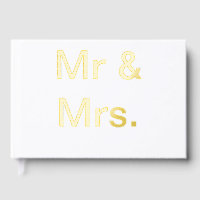 Mr. y Mrs. pair nombre monograma texto simple mini