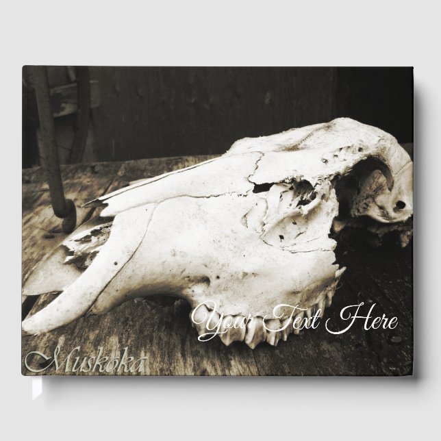 Libro De Visitas Muskoka Skull (Anverso)