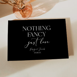 Libro De Visitas Nada Elegante Solo Amor Minimalista Casual Boda