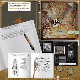 Libro De Visitas Naturalist Sketch/Photo Foil Journal