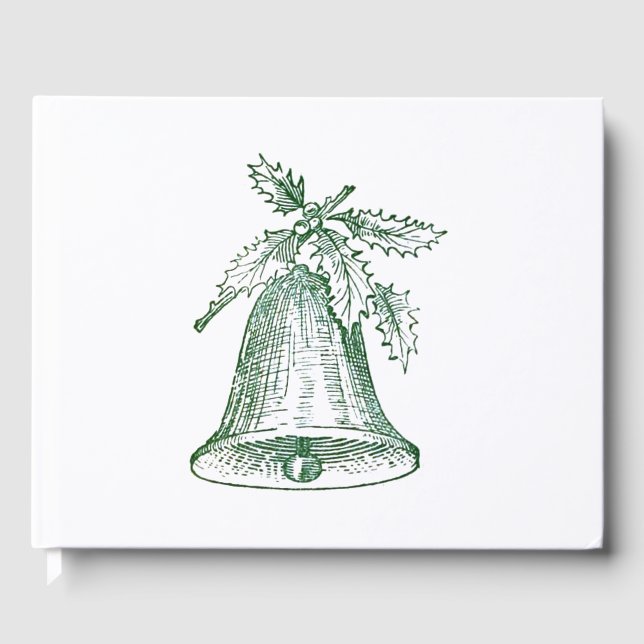 Libro De Visitas Navidades amordazan con Holly (Anverso)