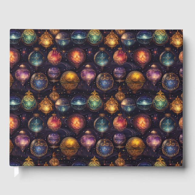 Libro De Visitas Navidades Baubles Guestbook (Anverso)