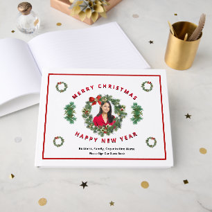 Libro De Visitas Navidades Fotos Festividades Personalizado de la g