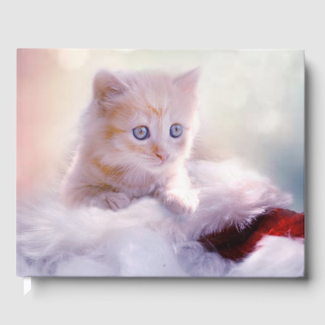 Libro De Visitas Navidades Kitten (Anverso)