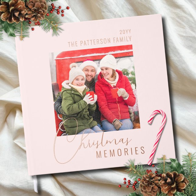 Libro De Visitas Navidades Recuerdos foto familiar personalizada (Subido por el creador)