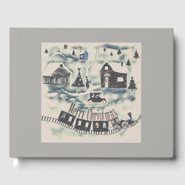 Libro De Visitas Navidades, Vintage (Anverso)