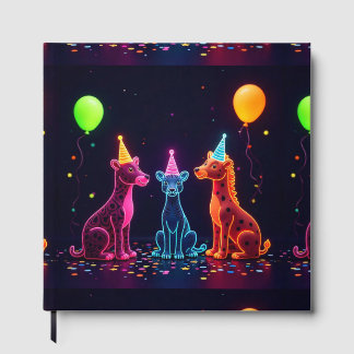 Libro De Visitas Neon Safari Guest Book