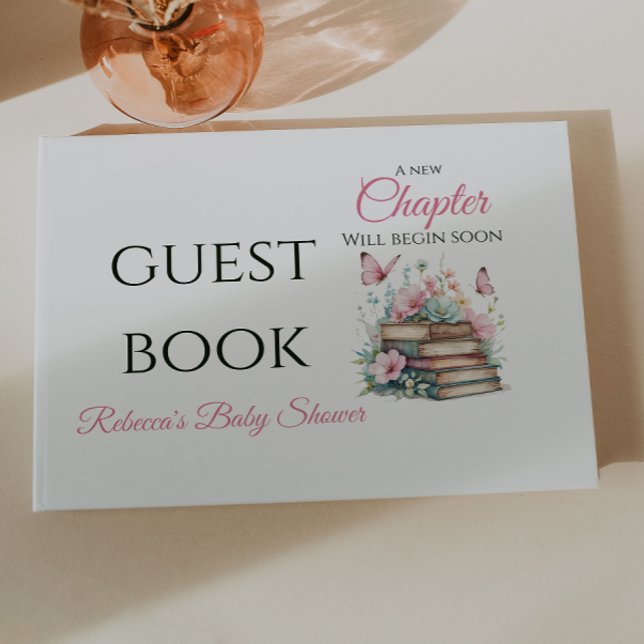 Libro De Visitas New Chapter Girl Storybook Guest Book Baby Shower (Subido por el creador)